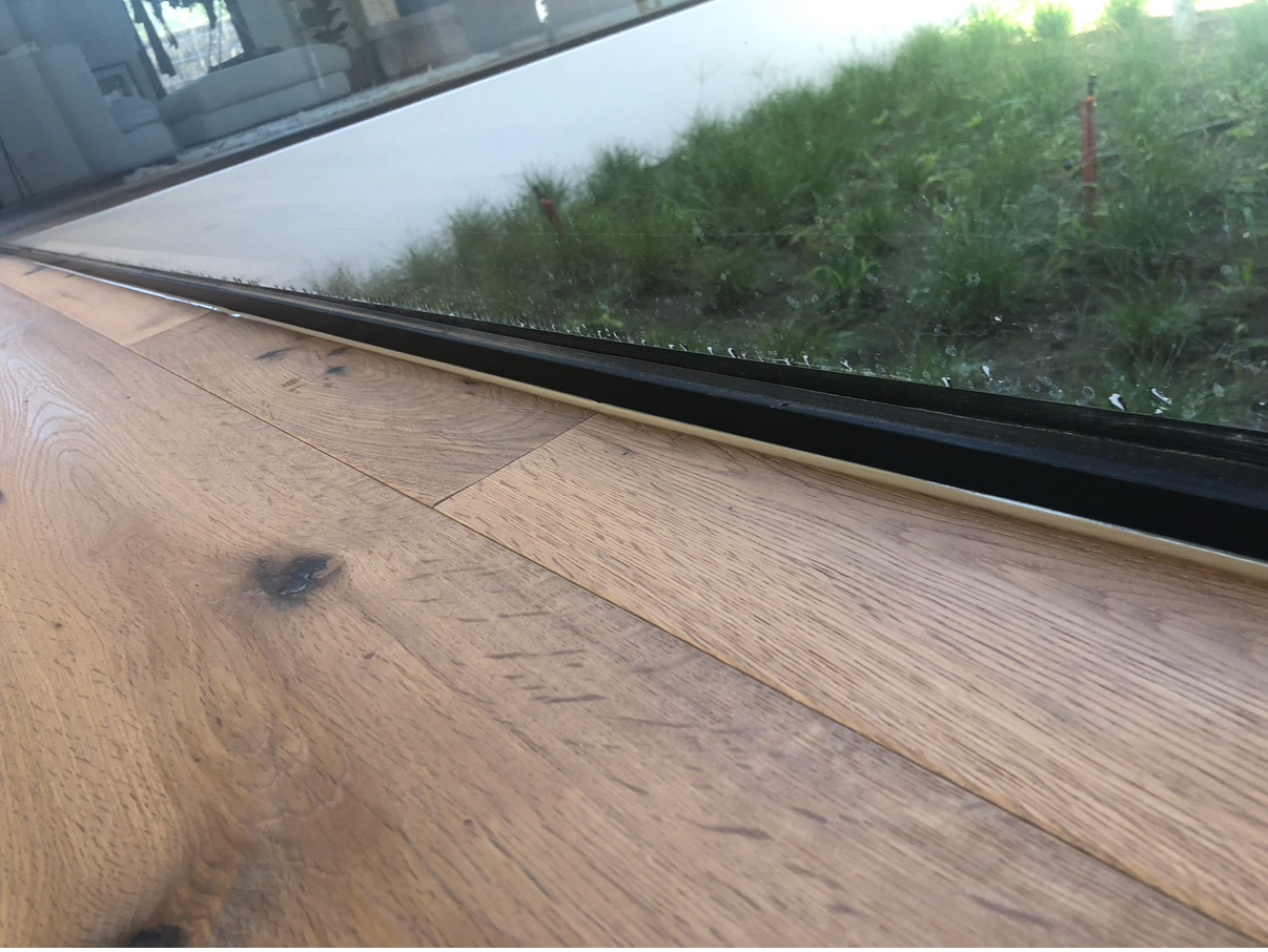 Skirting Sealed to give that finished look